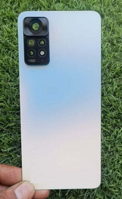SPAREWARE Spareware Redmi Note 11 Pro Plus : Star White (With Camera Lens) Back Panel(White)
