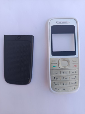 HS Enterprises nokia 1200 1200 BODY FROUNT & BACK Front & Back Panel(WHITE)