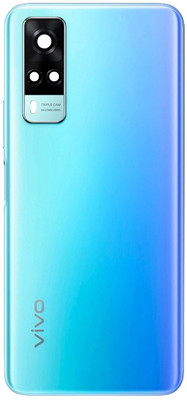 Sandreezz Vivo Y31 with Proper Logo (With Middle Ring Camera Lens & Side Volume Power Buttons) Full Panel(Ocean Blue)