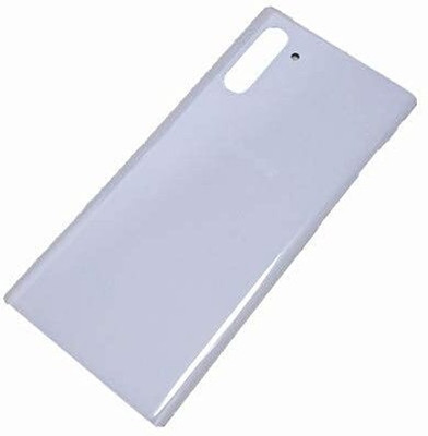 FixHub SAMSUNG GALAXY NOTE 10 Battery Door Back Panel Housing Body with Logo Compatible Back Panel(WHITE)