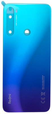 Sandreezz Xiaomi Redmi Note 8 (Glass) (with Proper Logo) Back Panel(Neptune Blue)