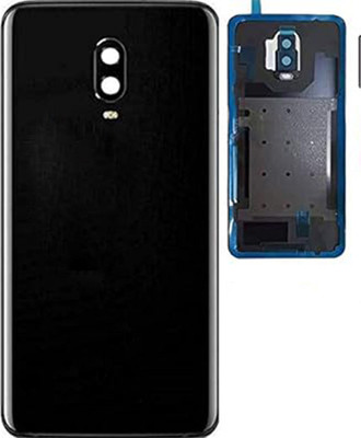 imbi Oneplus 6T Battery Door Wth Camera Glass Back Panel(Black)