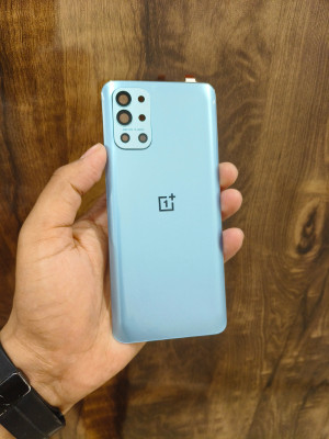 SlopK oneplus OnePlus 9R(Glass) Back Panel(Lake Blue)