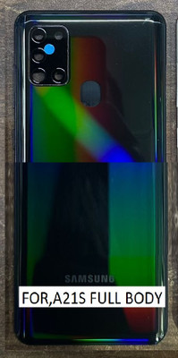 AL HAYY STORE Samsung Galaxy A21s full body Back Panel(Black)