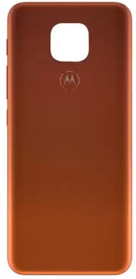 Sandreezz Motorola Moto E7 Plus (with Proper Logo) Back Panel(Amber Bronze)