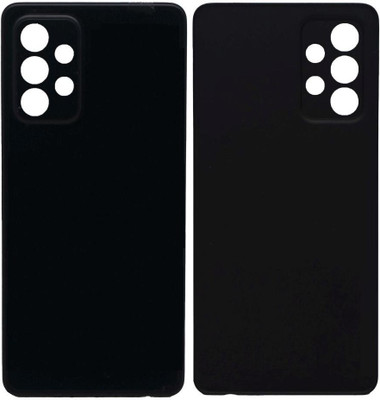 Kraze4blaze Samsung Galaxy A52 (With Proper Logo) Back Panel(Awesome Black)