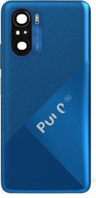AL BAARI STORE Poco f3 Back Panel(Dark blue)