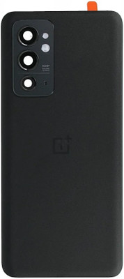 KezeMize OnePlus 9RT 5G (Glass)(Best Quality)(With Camera Lens)(With Proper Logo) Back Panel(Hacker Black)