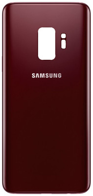 HQP for Samsung Galaxy S9 ( SM-G960F, SM-G960, SM-G960F, SM-G960U ) [ Brand LOGO + Pre Installed Adhesive Tape ] Battery Back Glass Door Replacement Back Panel(Burgundy Red)