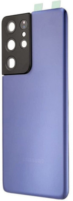 VRAVMO SAMSUNG GALAXY S21 ULTRA 5G (PURPLE) WITH CAMERA LENS GLASS Back Panel(PURPLE)
