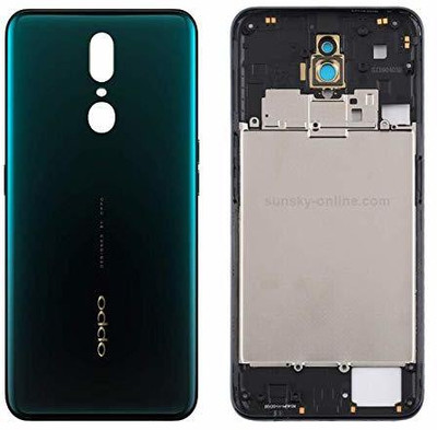 Sandreezz OPPO F11 (Housing Body) (Side Keys with Middle ) (with Proper Logo) Back Panel(Marble Green)
