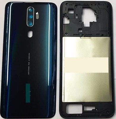 Kraze4blaze Oppo A9-2020 (Housing Body) (Side Keys with Middle Body) (with Proper Logo) Full Panel(Marine Green)