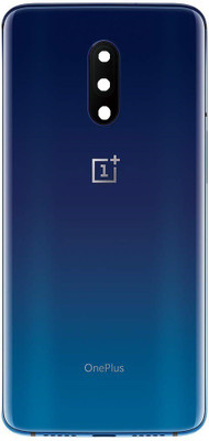 Sandreezz OnePlus 7 Original (Glass) (with Proper Logo) Back Panel(Mirror Blue)