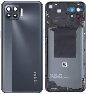 Sandreezz Oppo F17 Pro (With Middle Ring Camera Lens & Side Volume Power Buttons) Full Panel(Matte Black)