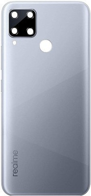 SPAREWARE REALME Back Door Panel Back Body Housing Panel Back Glass Body Realme C15 : Silver Back Panel(Silver)