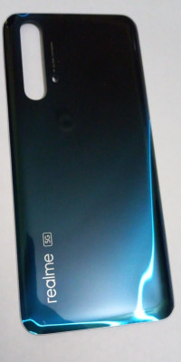 SRaccessories Realme X3 (glass) Back Panel(Blue)