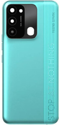 SRaccessories Tecno Spark 8C (KG5K) Back Panel(Turquoise)