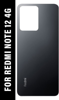 Safa Redmi Note 12 4G Back Panel(Lunar Black)