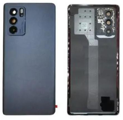 Avaxon OriginaI Glass Back Panel/Housing Back Panel/Compatible-Oppo Reno 6 Pro (Black) with Logo- Check Model no properly Back Panel(Black)
