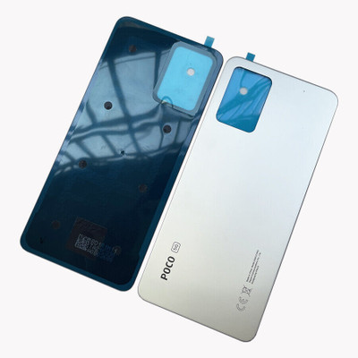 Sandreezz Xiaomi Poco F4 (Glass) (with Proper Logo) (Best Quality) Back Panel(Moonlight Silver)