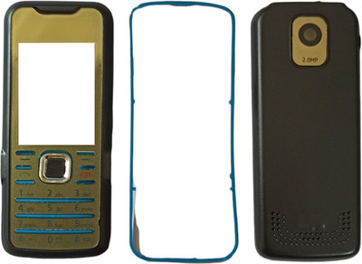 imbi Nokia 7210 Supernova Front Back Body With Keypad Front & Back Panel(Black)