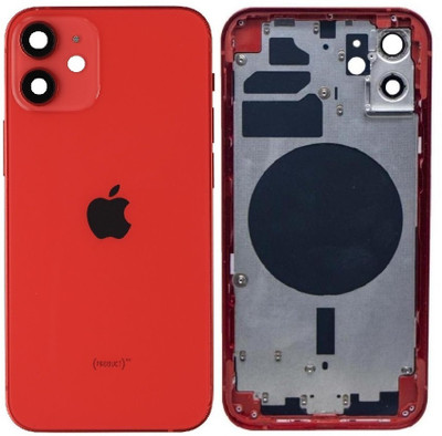 Sandreezz Apple iPhone 12 Mini (With All & Side Volume Power Buttons) (Best Quality) Full Panel(Red)
