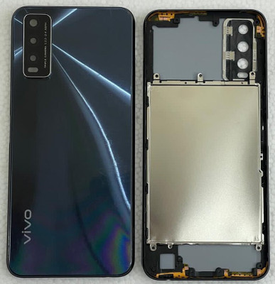 CasinoRetail Vivo Y20 (Housing Body) with Middle Ring Full Panel(Obsidian Black)