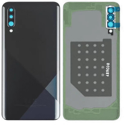 imbi Samsung Galaxy A30s With Camera Glass And Side Button Back Panel(Black)