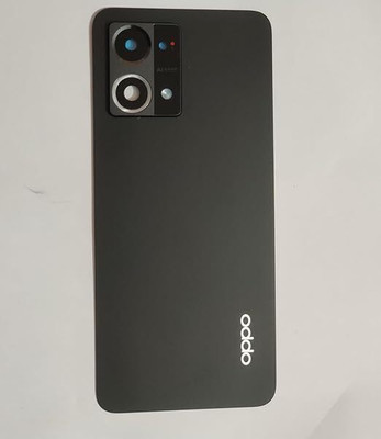 AAA Spares For Oppo F21S PRO 4G (with lens) Back Glass Back Panel(Black)