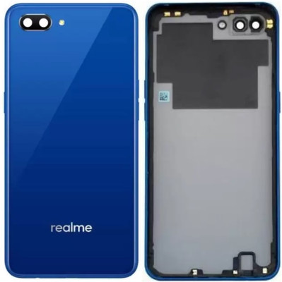 Sandreezz Realme C1 (Best Quality) (With Camera Lens & Side Volume Power Buttons) Back Panel(Blue)