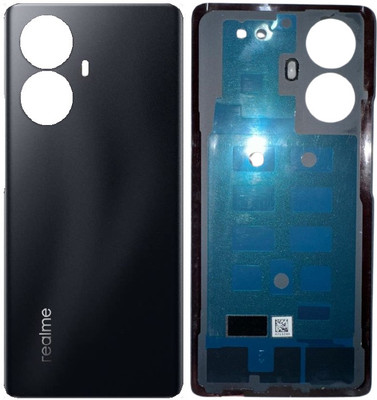 Sandreezz Realme 10 Pro+ (Best Quality) (with Proper Logo) Back Panel(Dark Matter Black)