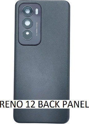Rifkart FOR. OPPO RENO 12 ,5G Back Panel(BLACK @)