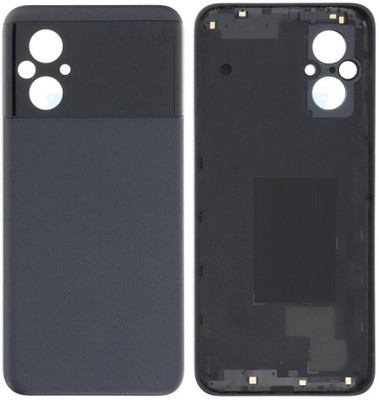 Kraze4blaze Xiaomi Poco M5 (With Proper Logo) Back Panel(Black)