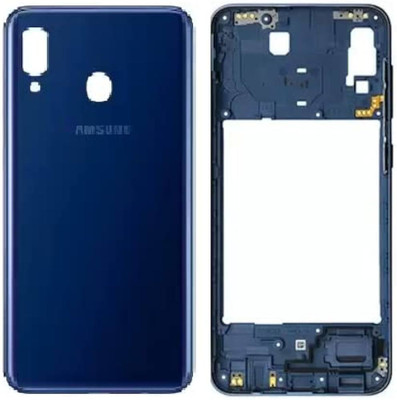 SPAREWARE SAMSUNG A20 - Dark Blue (MIDDLE RING + PANEL) Back Panel(Blue)