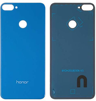 Sandreezz Honor 9N (Back Battery Door Glass) (Best Quality) (with Proper Logo) Back Panel(Blue)