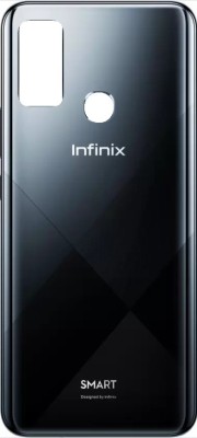 Sandreezz Infinix Smart 4 (X680) / Infinix Smart 4 Plus (X680D) (with Proper Logo) Back Panel(Black)