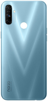 FLOUNDER REALME NARZO 20A With Camera Lens & Side Volume Power Buttons Back Panel(BLUE)