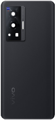 Sandreezz Vivo X70 Pro (5G) (Glass) (With Camera lens Ring) (with Proper Logo) Back Panel(Cosmic Black)
