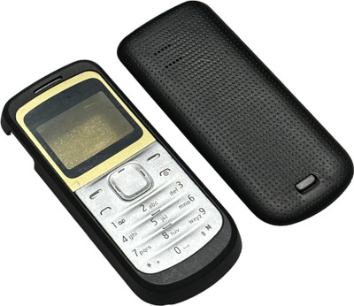 imbi Nokia 1203 Front Back Body With Keypad Front & Back Panel(Black)
