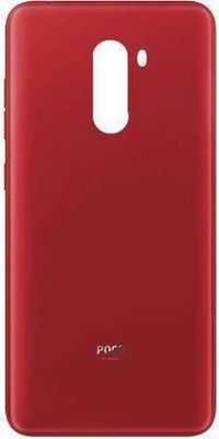 HNVIEW POCO F1 BACK PANEL WITH SIDE KEY BUTTON OG AND COMPATIBLE Back Panel(RED)