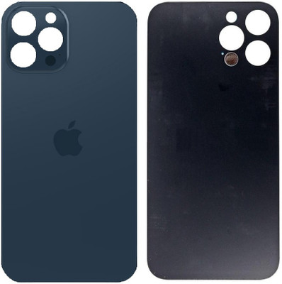 Sandreezz Apple iPhone 12 Pro (Glass) (Best Quality) (with Proper Logo) Back Panel(Pacific Blue)