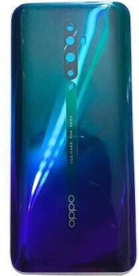 SRaccessories OPPO RENO 2F/OPPO RENO 2Z [GLASS ] Back Panel(BLUE)
