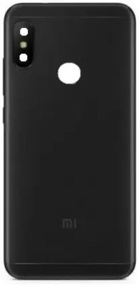 KezeMize Xiaomi Redmi 6 Pro (with Proper Logo) Back Panel(Black)