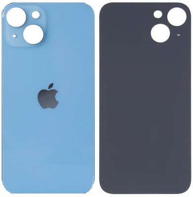 KezeMize Apple iPhone 14 (Best Quality)(With Proper Logo)(Glass) Back Panel(Blue)