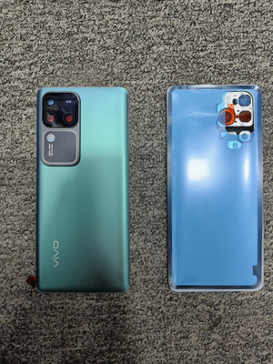 TrofT Vivo Vivo V30 Pro(Glass) With Camera Lens Back Panel(Lush Green)