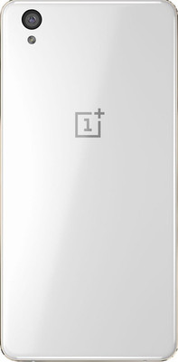 FLOUNDER ONEPLUS X OG (GLASS) WITH CAMERA RING GLASS AND FLASH LIGHT Back Panel(WHITE)