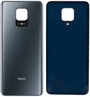 Sandreezz Xiaomi Redmi Note 9 Pro Max (Glass) (with Proper Logo) Back Panel(Interstellar Black)