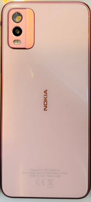 SRaccessories Nokia C32 (With Middle Ring & Side Volume Power Buttons) Full Panel(Pink)