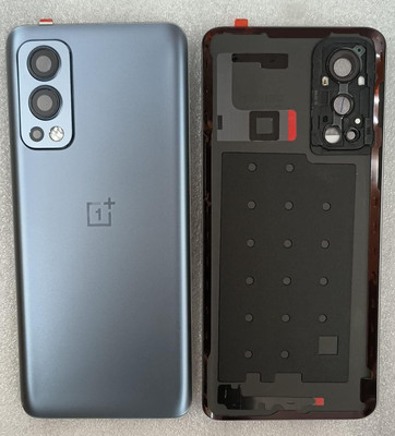 IncMart OnePlus Nord 2 5G Back Glass OG (With LOGO) Back Panel(Grey)