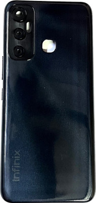 VRAVMO INFINIX INFINIX HOT 11 X662 (BLACK) Back Panel(BLACK)